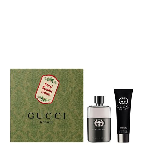 gucci guilty black men's gift set|gucci guilty rollerball gift set.